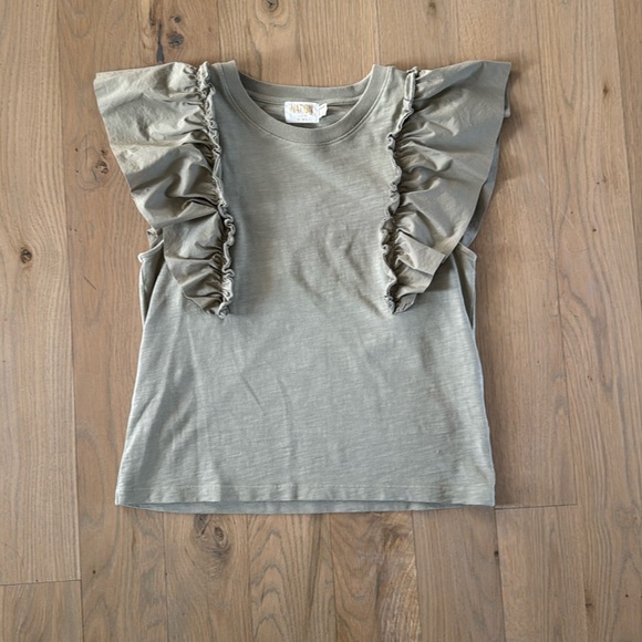 NATION LTD Ruffle top - Picture 1 of 3